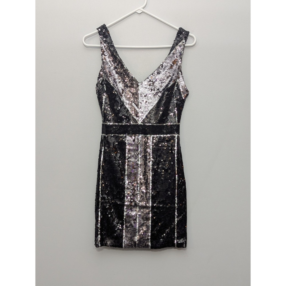 Z5 B Darlin Sparkling Sequin Mini‎ Dress Sz 3/4 Cocktails Club Nightlife Party
